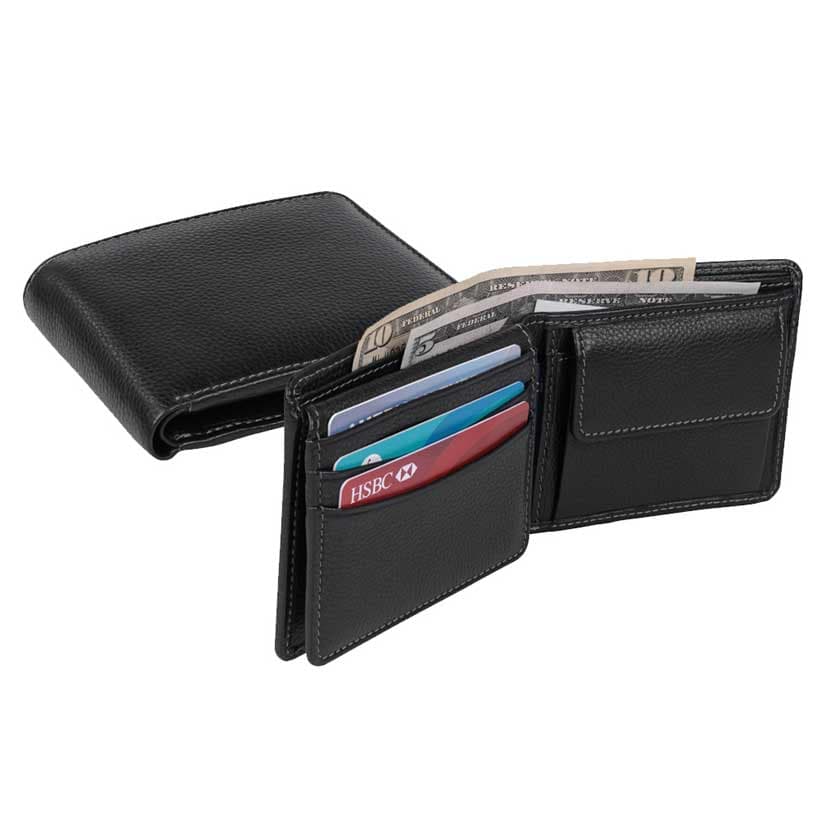 TOLUCA - SANTHOME Men's Wallet In Genuine Leather (Anti-microbial) corporate gift