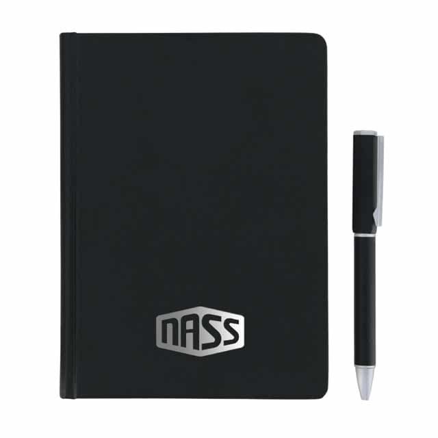 TOMAR - SANTHOME Set Of PU Thermo Notebook And Pen - Black detail 3