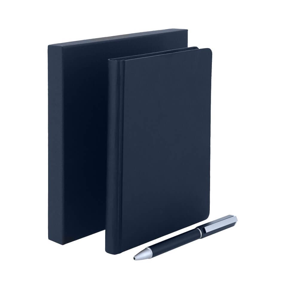 TOMAR - SANTHOME Set Of PU Thermo Notebook And Pen - Black detail 4