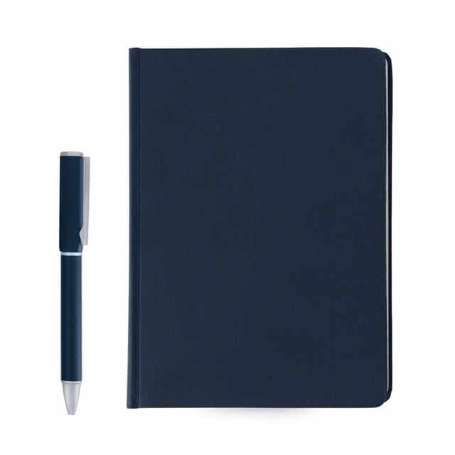 TOMAR - SANTHOME Set Of PU Thermo Notebook And Pen - Black detail 6