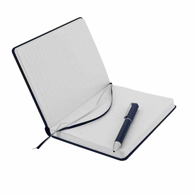 TOMAR - SANTHOME Set Of PU Thermo Notebook And Pen - Black detail 7