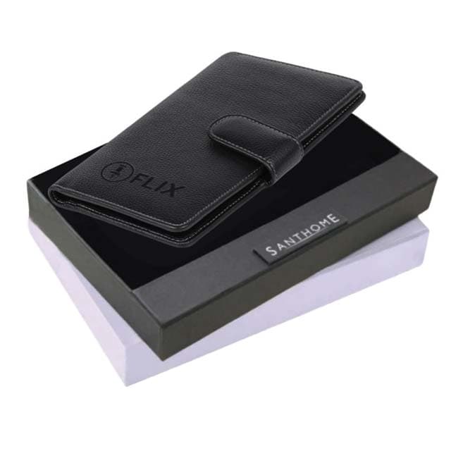 TORREON - SANTHOME Travel Wallet in Genuine Leather (Anti-microbial) detail 2