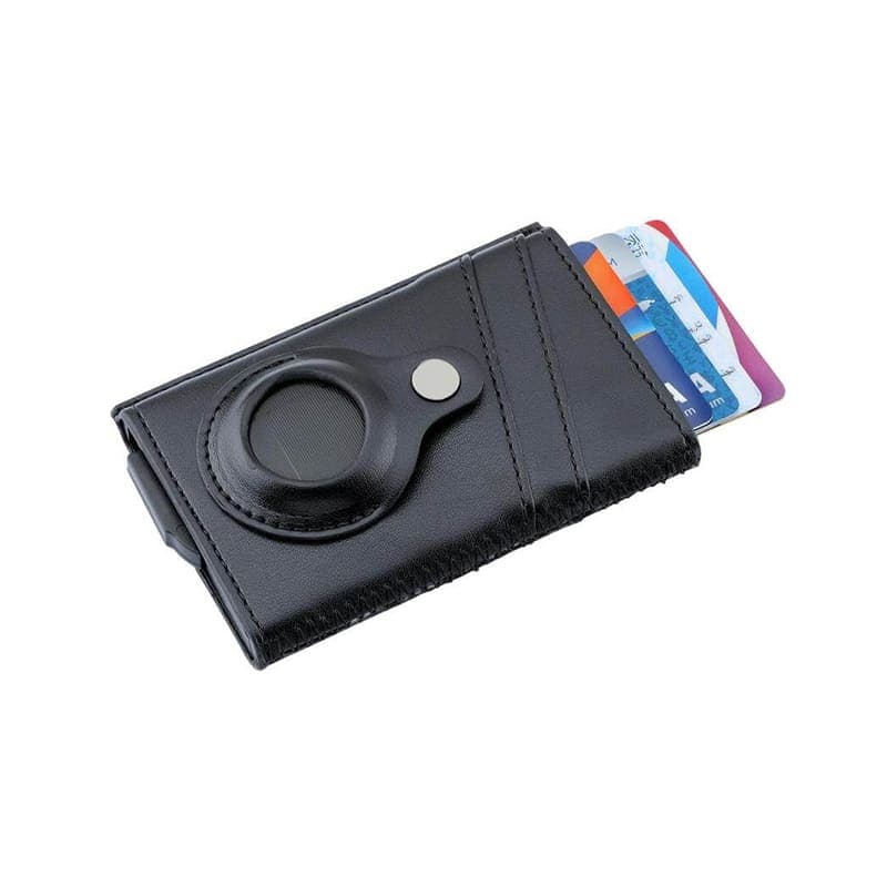 TROMSI - Santhome® PU Card Holder with Santhome Tag pocket - Black detail 7