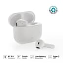TUNEVO RCS recycled plastic wireless earbuds White