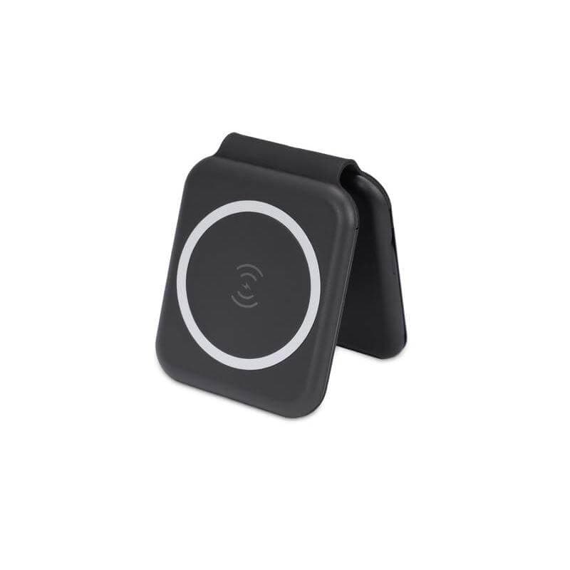 TURIN - @memorii Foldable 2-in-1 Wireless Charger and Multicable Set - Black detail 3