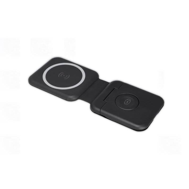 TURIN - @memorii Foldable 2-in-1 Wireless Charger and Multicable Set - Black detail 6