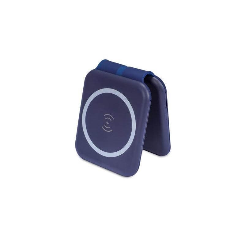 TURIN - @memorii Foldable Wireless Charger and Multicable Set - Navy Blue detail 5