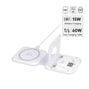 TURIN - @memorii Foldable Wireless Charger and Multicable Set White
