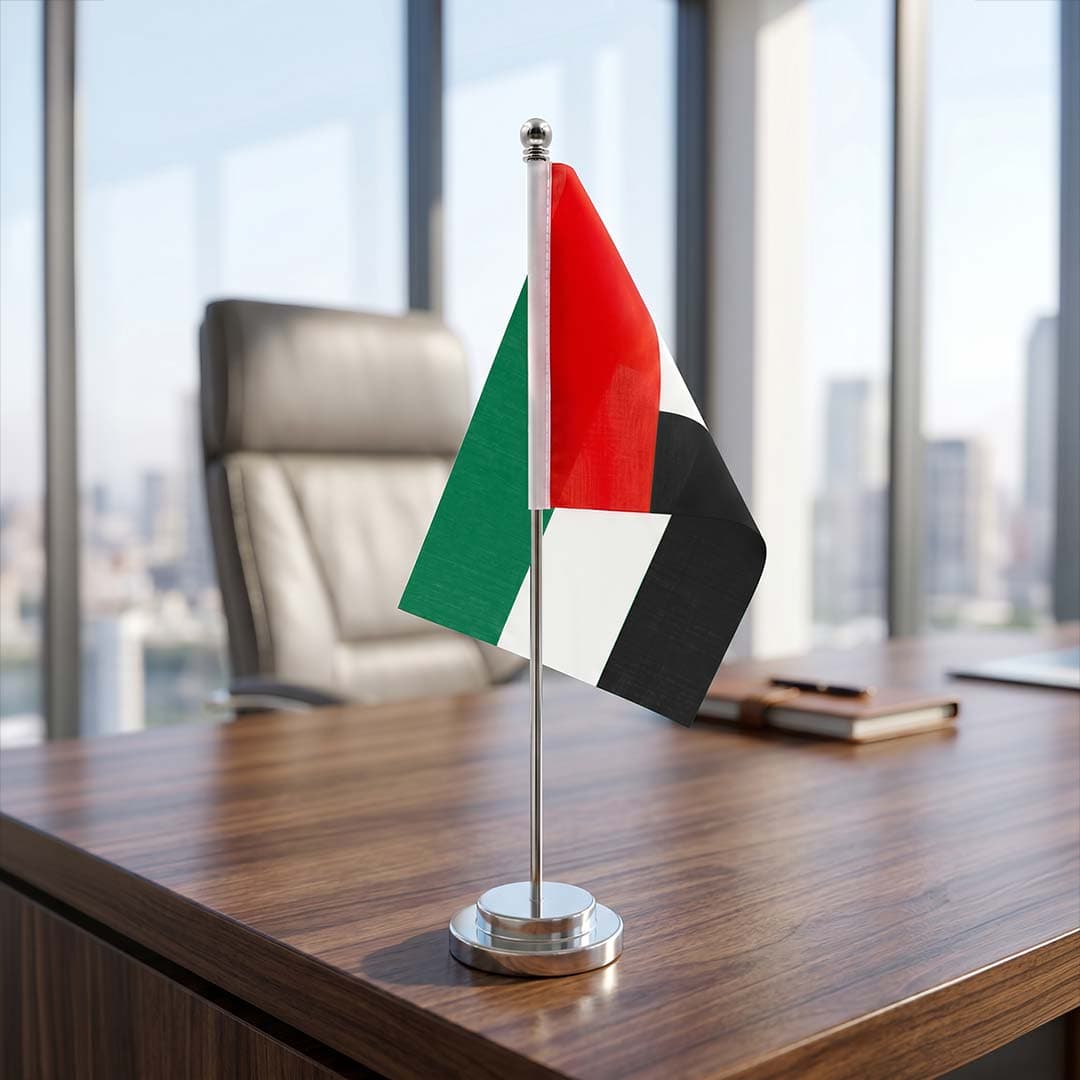 UAE Desk Flag detail 2