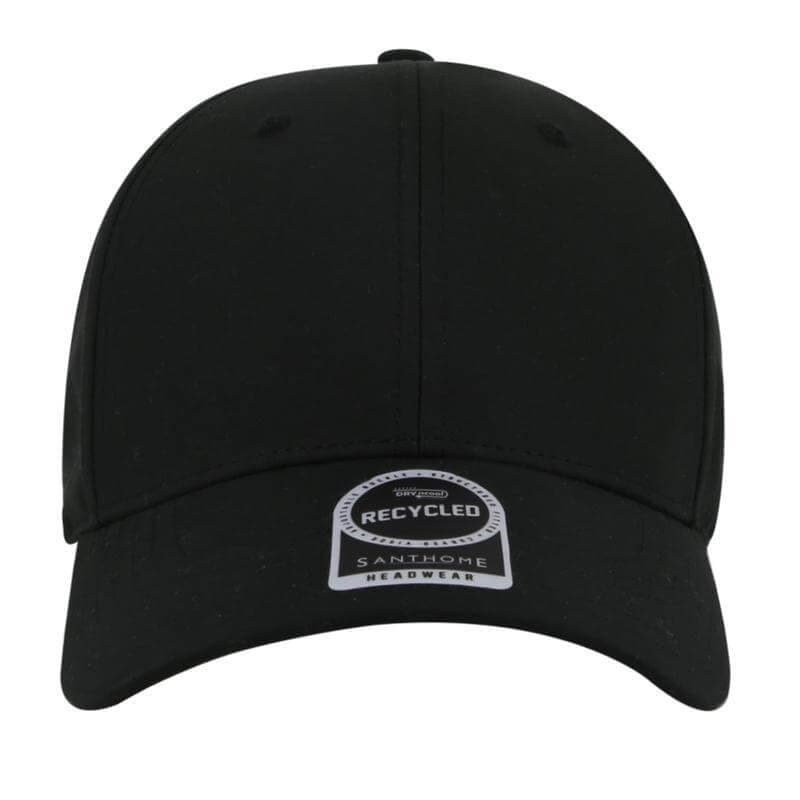 ULTRA - Santhome RPET 6 Panel DryNCool® Sport Cap - Black detail 2