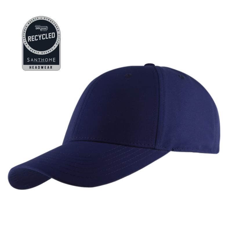 ULTRA - Santhome RPET 6 Panel DryNCool® Sport Cap - Black detail 5