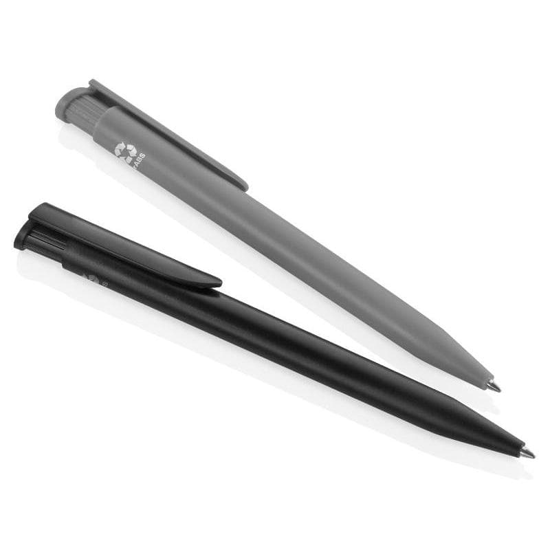 UMA HAPPY RECY Recycled Plastic Pen - Black detail 3