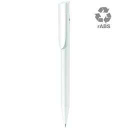 UMA HAPPY RECY Recycled Plastic Pen White