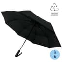 URBINO - Santhome RPET Auto-Open 23" Umbrella with SPF50 UV Protection Black