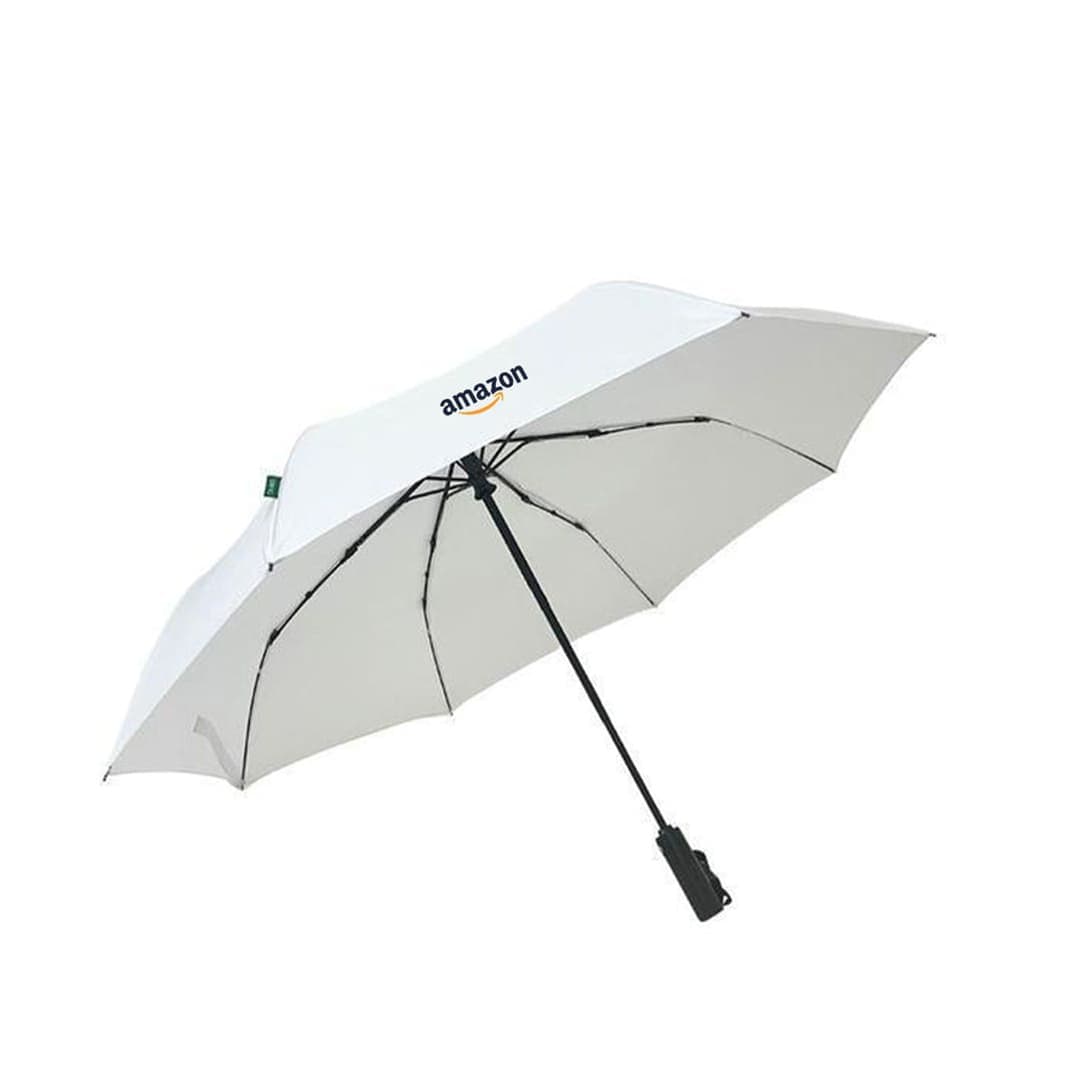 URBINO - Santhome RPET Auto-Open 23" Umbrella with SPF50 UV Protection - White detail 5