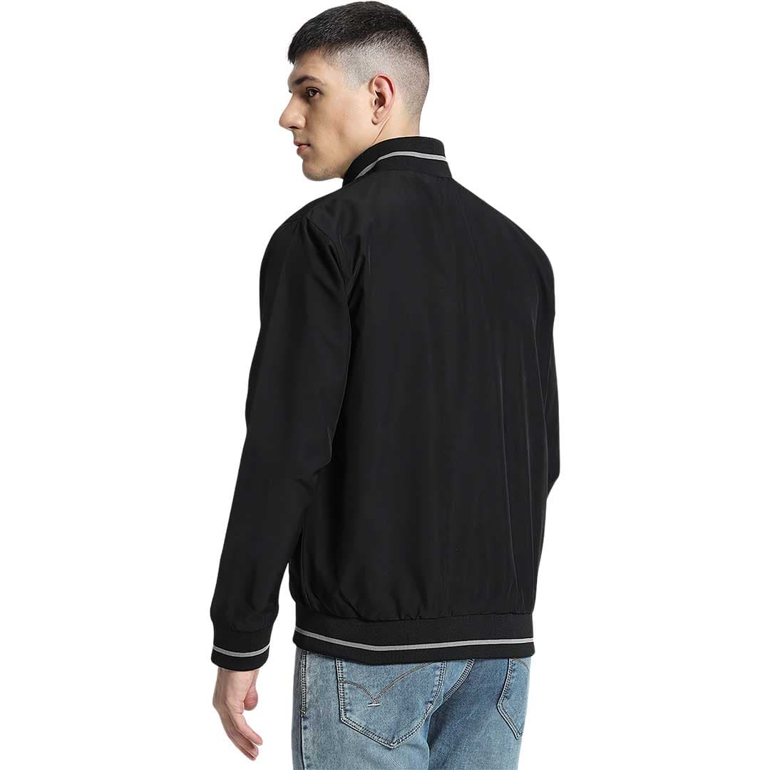 VARSITY - SANTHOME Men's Lightweight Reversible Bomber Jacket detail 7