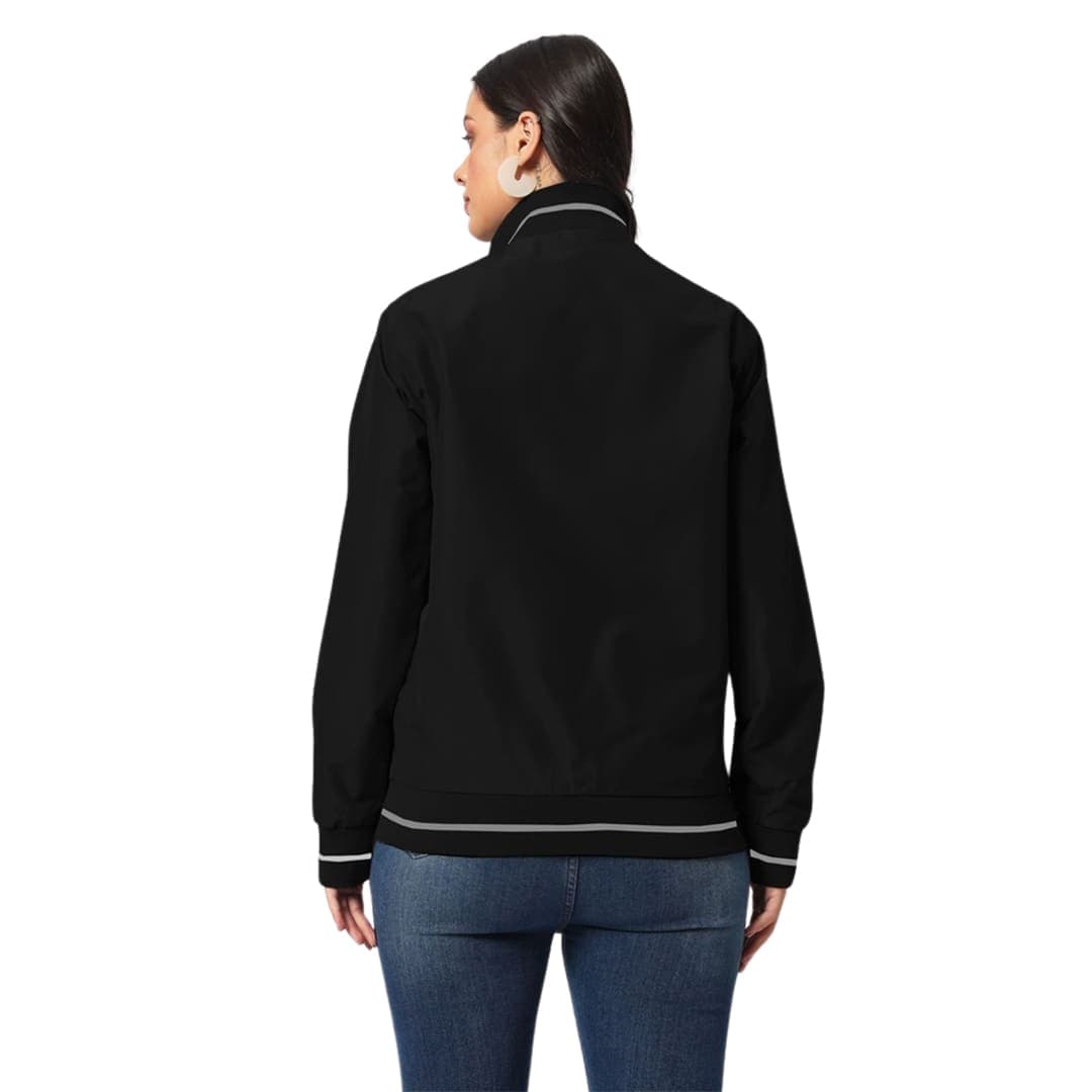 VARSITY - SANTHOME Women's Lightweight Reversible Bomber Jacket detail 7