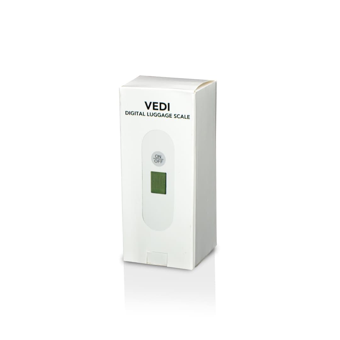 VEDI - Giftology Digital Luggage Scale - White/Grey detail 2