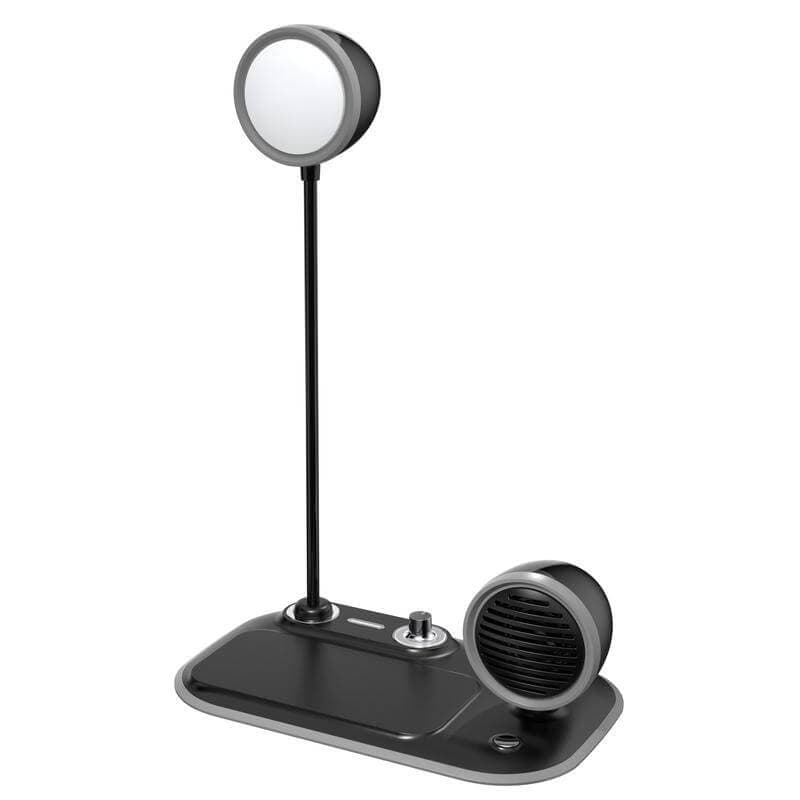 VEERE - @memorii 3 in 1 Wireless Charger Lamp with Speaker - Black detail 4