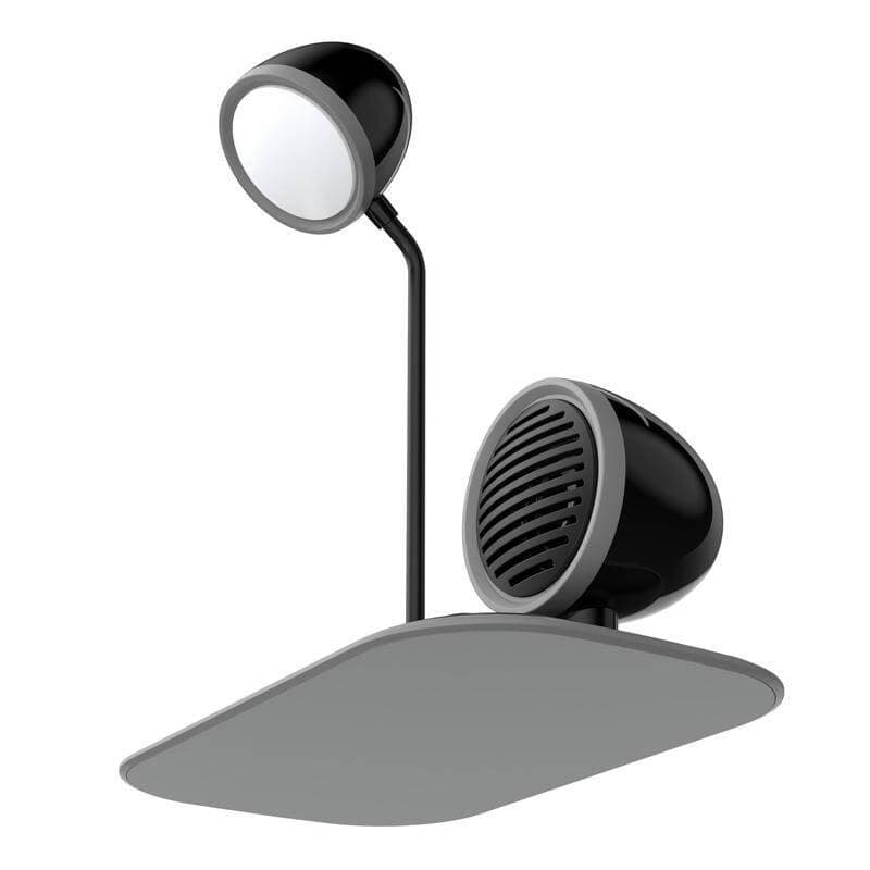 VEERE - @memorii 3 in 1 Wireless Charger Lamp with Speaker - Black detail 7