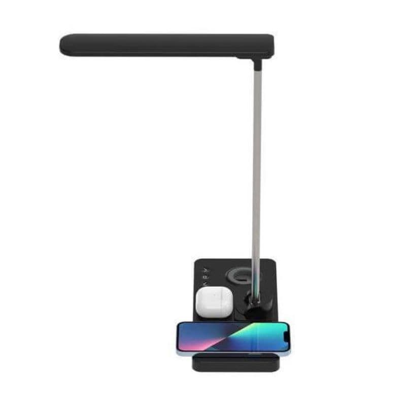 VELES - @memorii 3 in 1 Wireless Charger with Desk Lamp - Black detail 2
