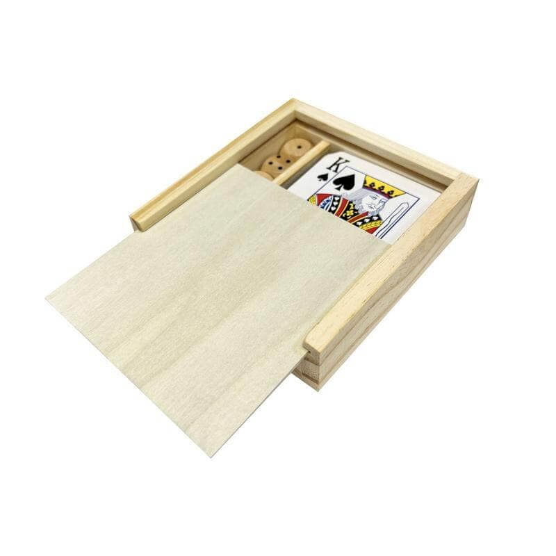 VIGO -eco-neutral 2-in-1 Wooden Games Box detail 2