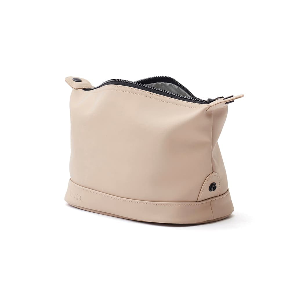 VINGA Baltimore Wash Bag - Beige detail 3