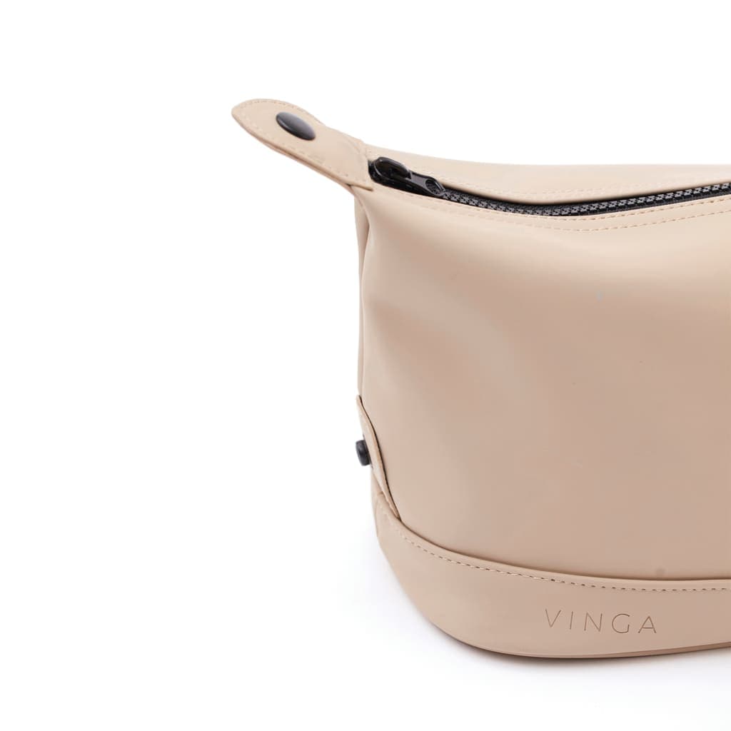 VINGA Baltimore Wash Bag - Beige detail 4