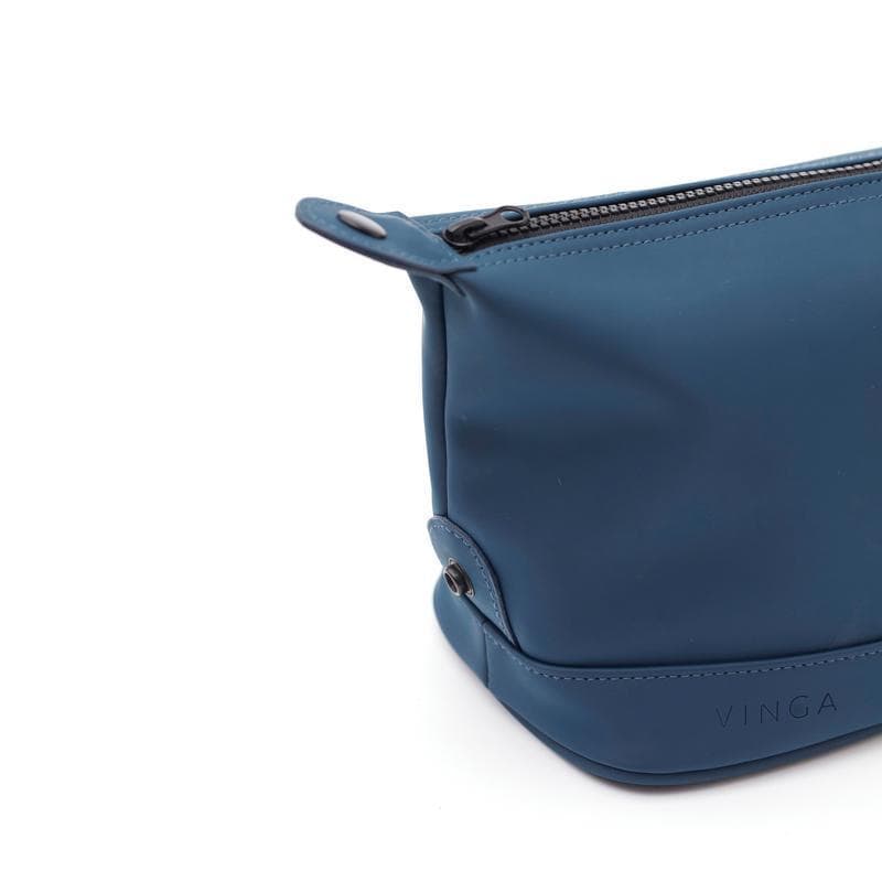 VINGA Baltimore Wash Bag - Navy detail 3