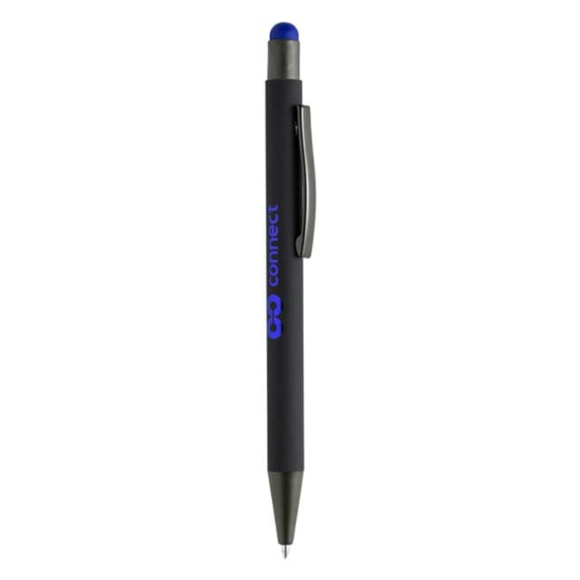 VOJENS - Giftology Metal Soft-touch Ballpen with Stylus - Black detail 2