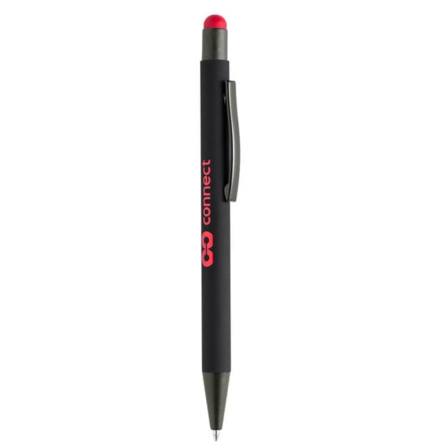 VOJENS - Giftology Metal Soft-touch Ballpen with Stylus - Black detail 4