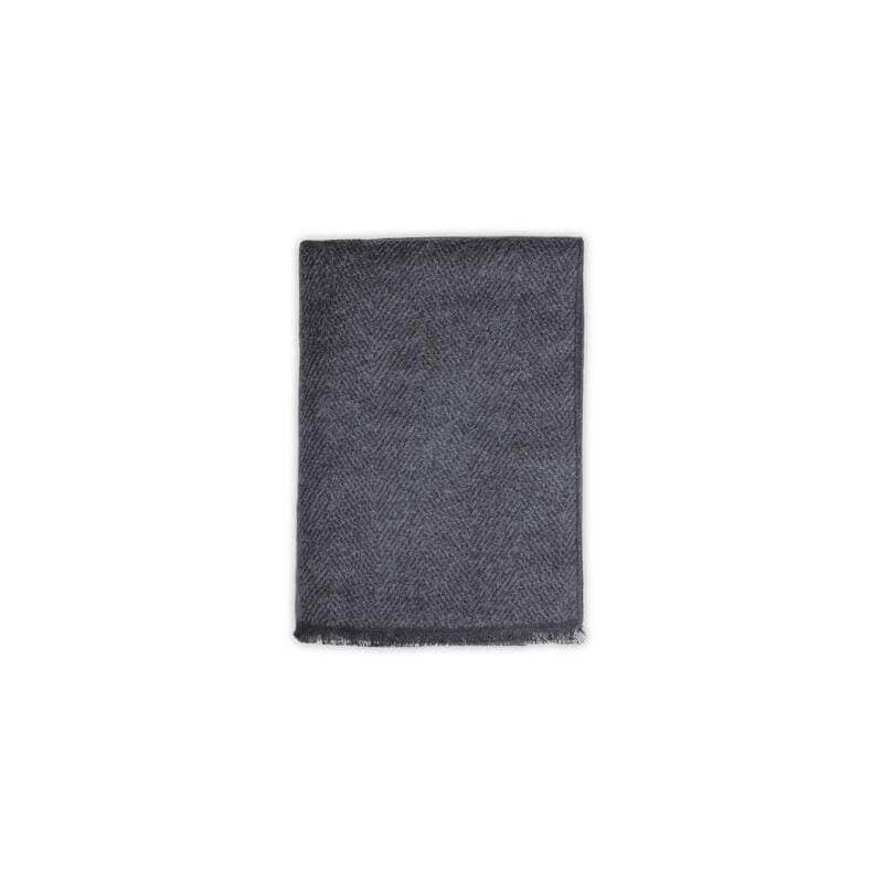 WELLINGTON - Santhome Premium Wool Herringbone Scarf in Gift Box detail 3