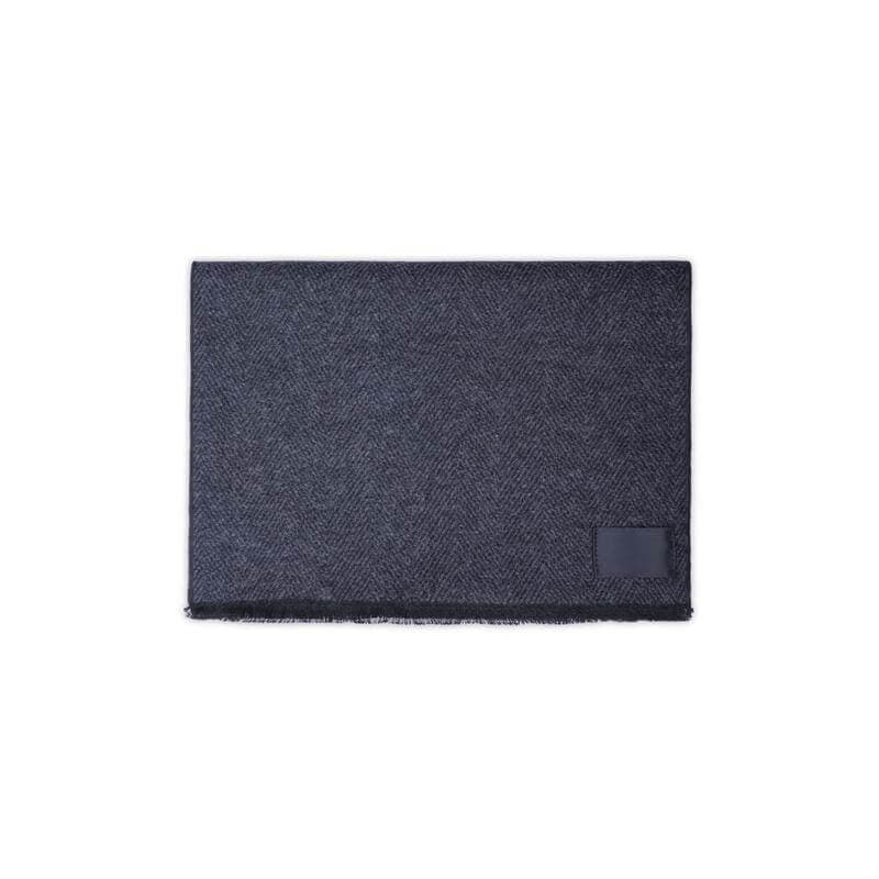 WELLINGTON - Santhome Premium Wool Herringbone Scarf in Gift Box detail 5