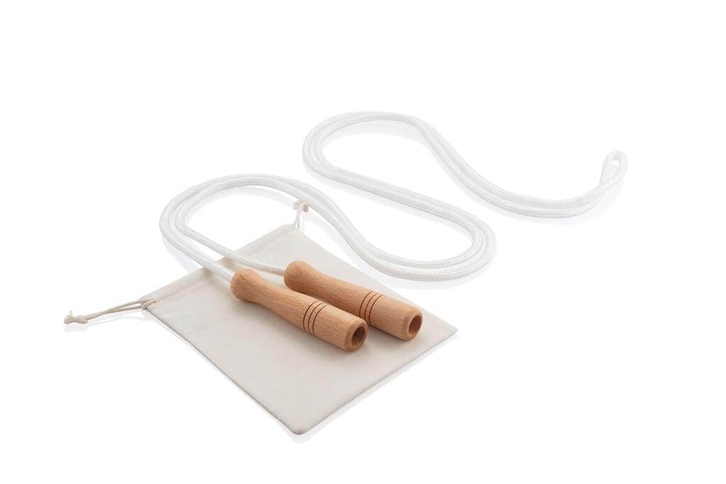XANTHI - Cotton Jumping Rope in a Cotton Pouch detail 3