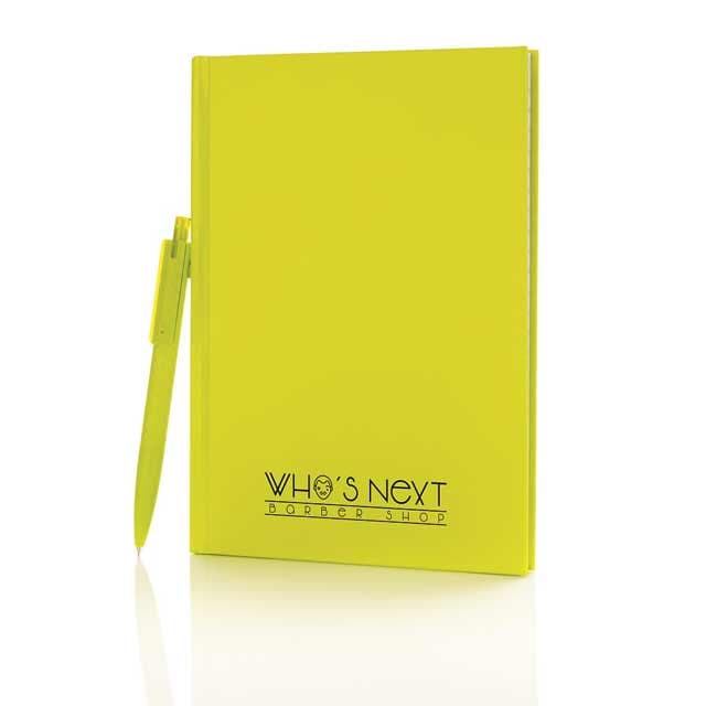 XD A5 Hard Cover Notebook With Pen - Lime detail 2