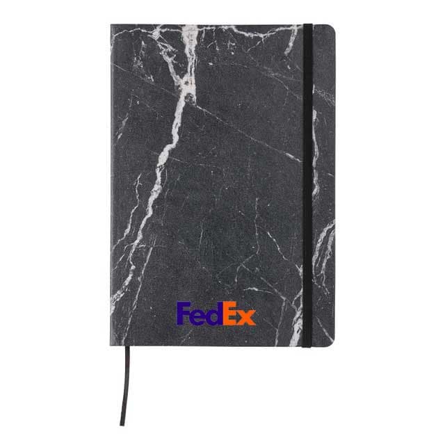 XD Marble PU A5 Ruled Notebook detail 2