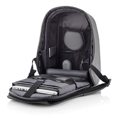 XDDESIGN BOBBY HERO Anti-theft Backpack in rPET material Grey detail 5