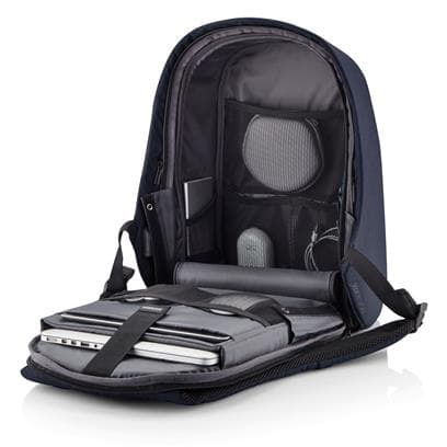 XDDESIGN BOBBY HERO Anti-theft Backpack in rPET material Navy Blue detail 7
