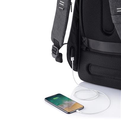 XDDESIGN BOBBY HERO Anti-theft Backpack with rPET material Black detail 6