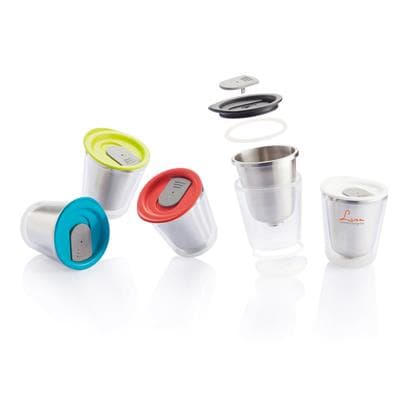 XDDESIGN Dia Stainless Steel Coffee Mug Red detail 4
