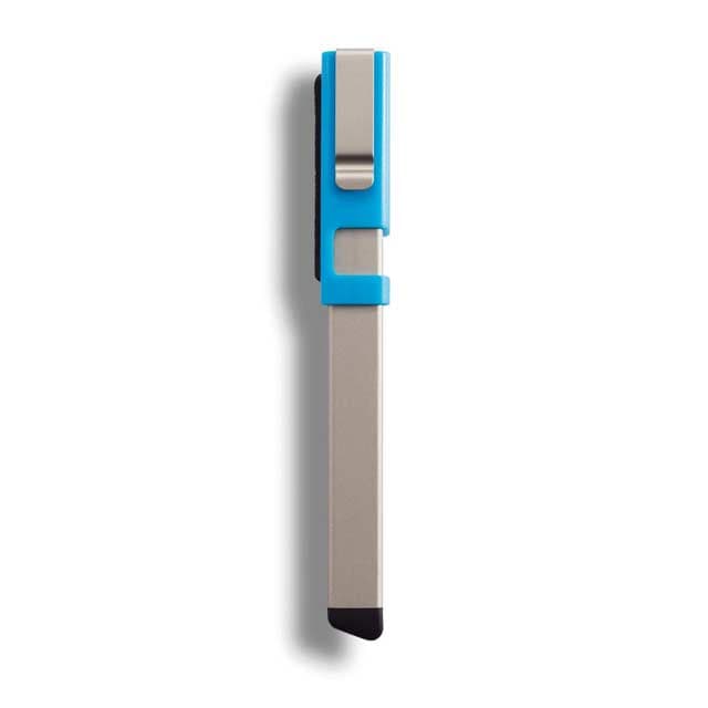 XDDESIGN Kube Metal 4 In 1 Pen - Grey/Blue detail 3