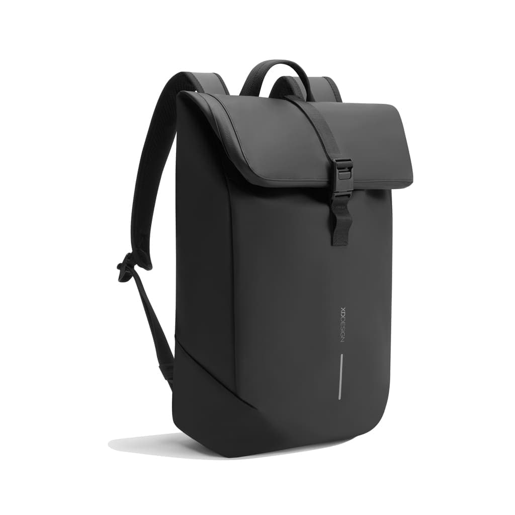 XDDESIGN Urban Water Resistant Flap-top Backpack - Black detail 2