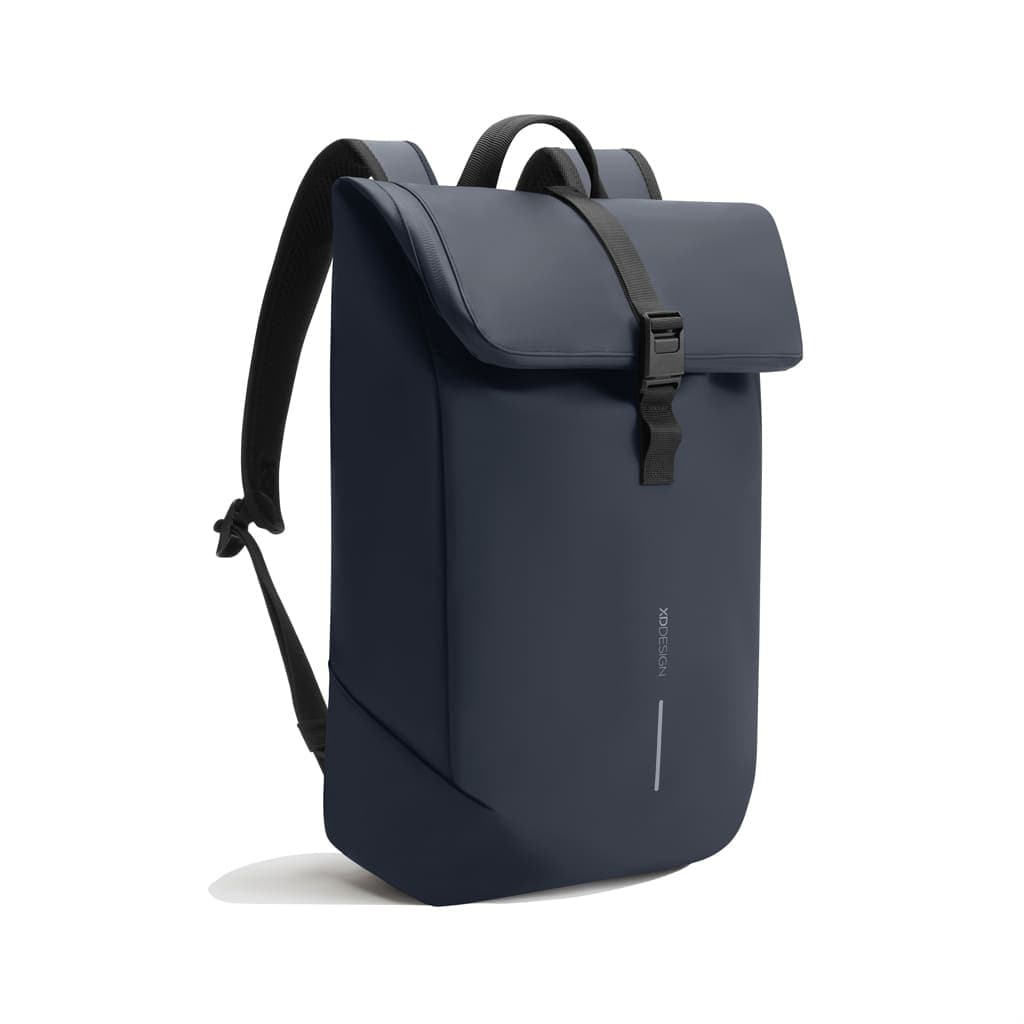 XDDESIGN Urban Water Resistant Flap-top Backpack - Navy detail 2
