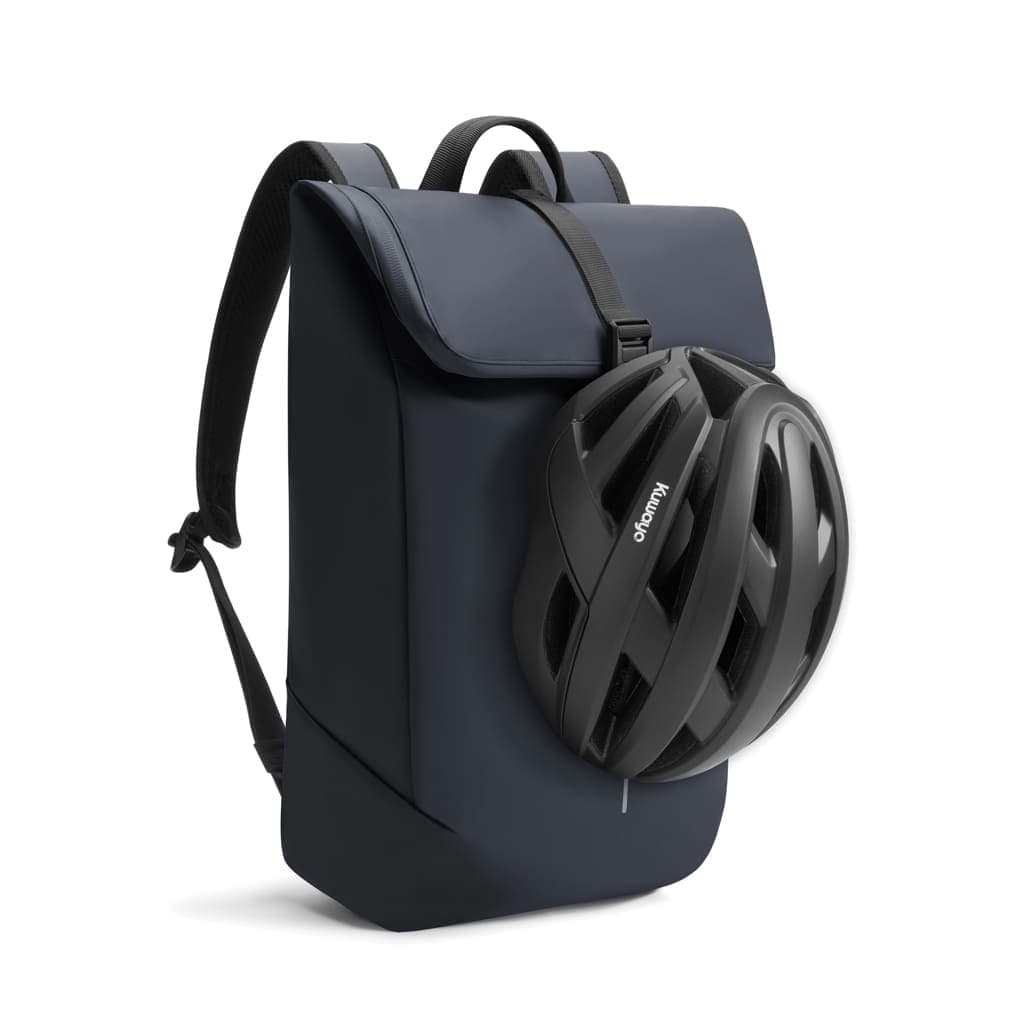 XDDESIGN Urban Water Resistant Flap-top Backpack - Navy detail 3