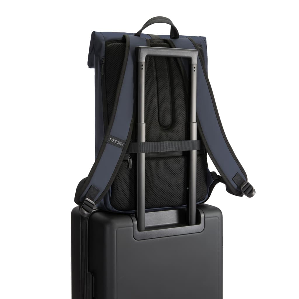 XDDESIGN Urban Water Resistant Flap-top Backpack - Navy detail 5
