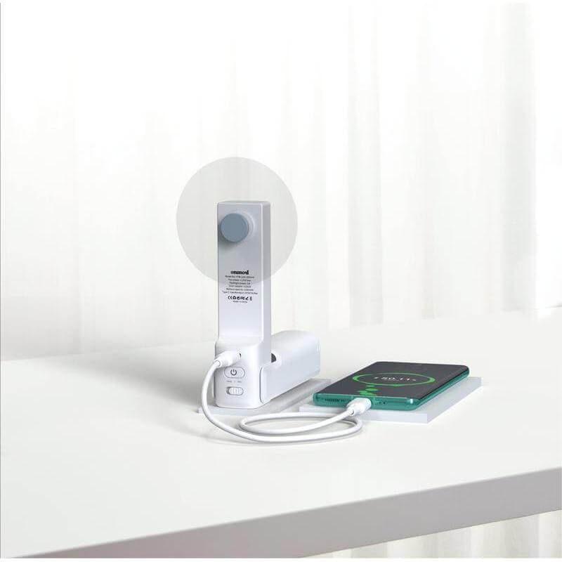 ZEPHYR - @memorii 4-in-1 Fan Powerbank, Safety Alarm & Torch - Black detail 6