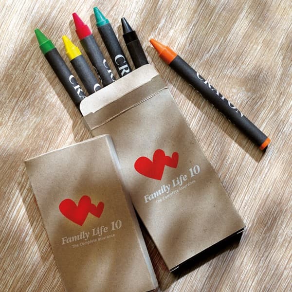 Kiboo – 6 Pc Crayons Set detail 2