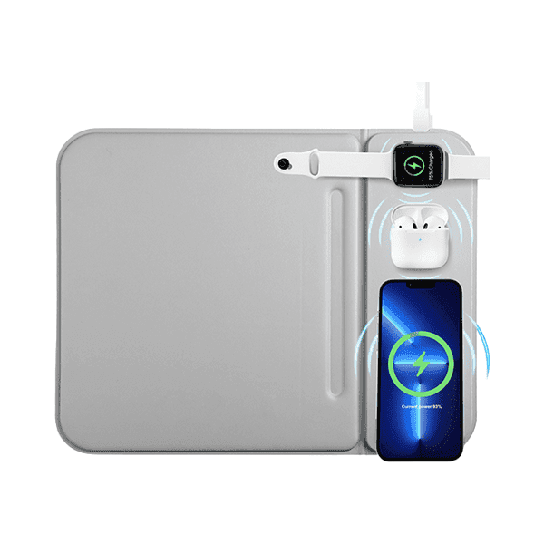 Kikaso – 3-in-1 Magnetic Wireless Charger Mousepad detail 2