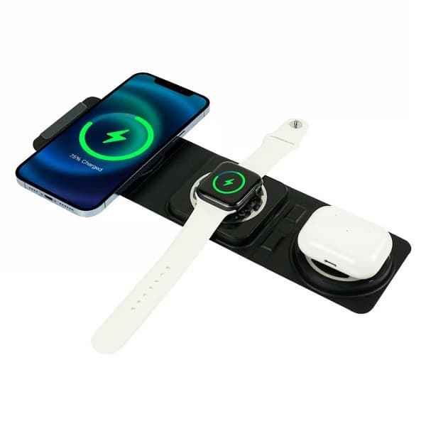 Kransas – 15W Magnetic 3-in-1 Wireless Charger detail 2