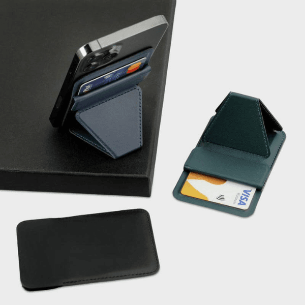 Lakel – Magnetic Card Holder with Phone Stand detail 5